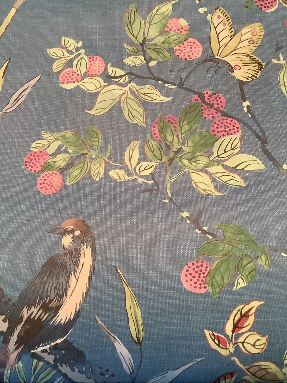 Thibaut Claire Navy T4213 Sojourn Collection Wallpaper Wall Covering Pieces